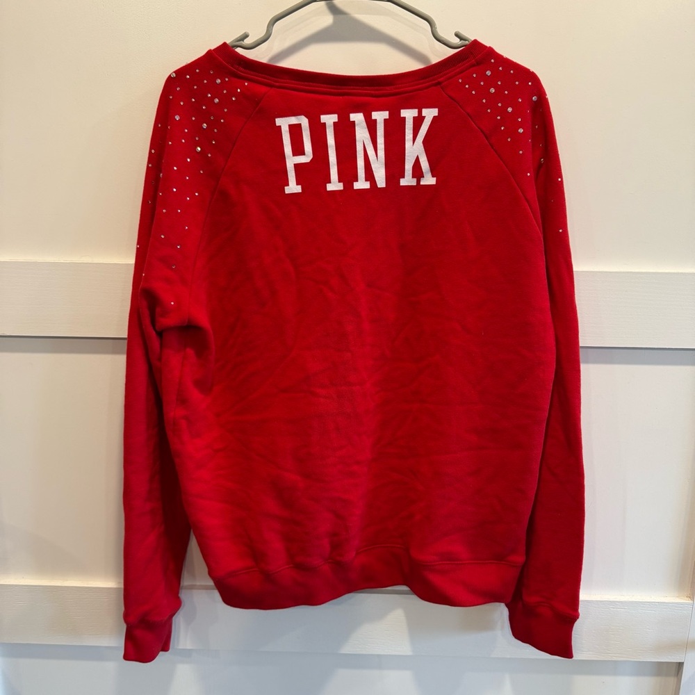 PINK Victoria's Secret Red Nebraska Sweatshirt - Picture 6 of 8